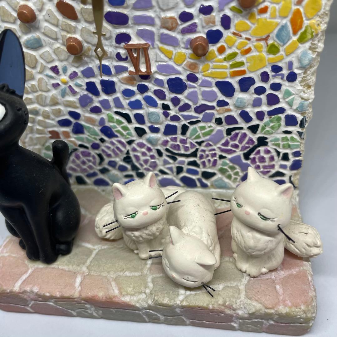 【廃盤】魔女の宅急便 ジジ モザイクアート ジオラマ置時計 ベネリック製 ジブリ