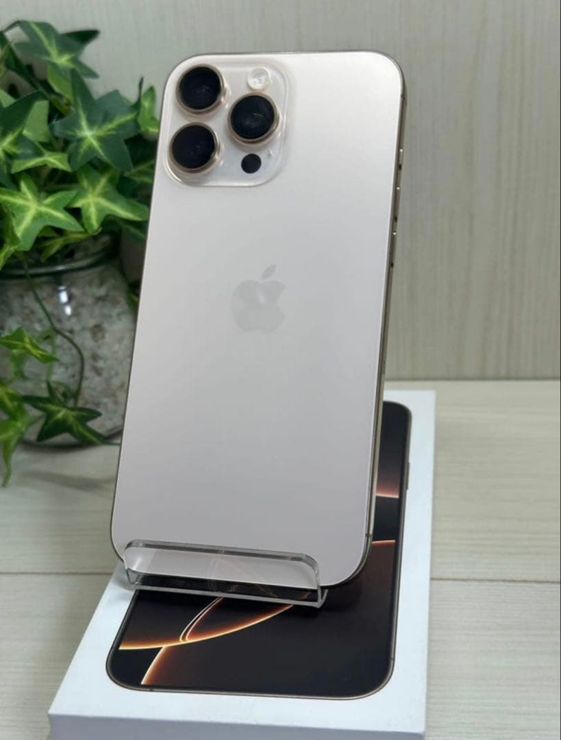 ✅✨ほぼ未使用✨ 充電0回 iPhone16 pro 256GB❣️100% 茶