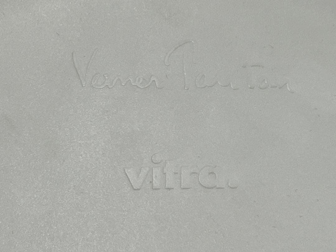 本物vitra パントンチェアJr. グリーン&ホワイト