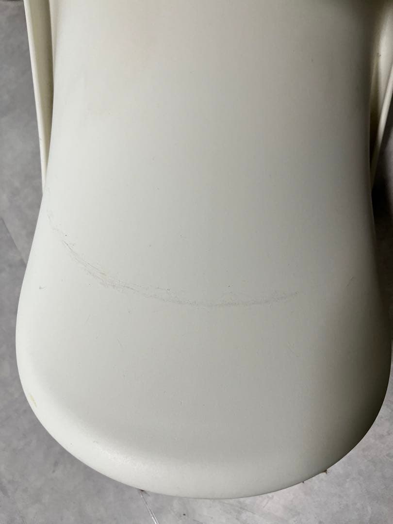 本物vitra パントンチェアJr. グリーン&ホワイト