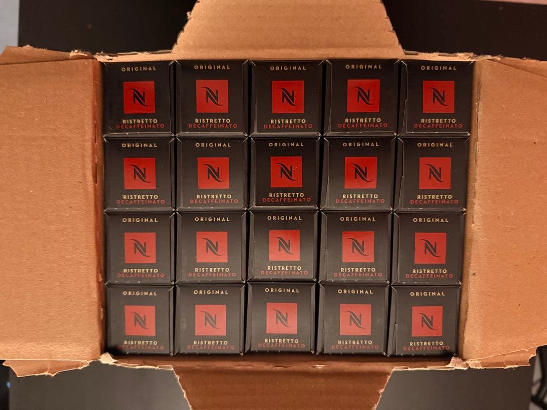 ネスプレッソ デカフェ リストレット 20箱 200カプセル