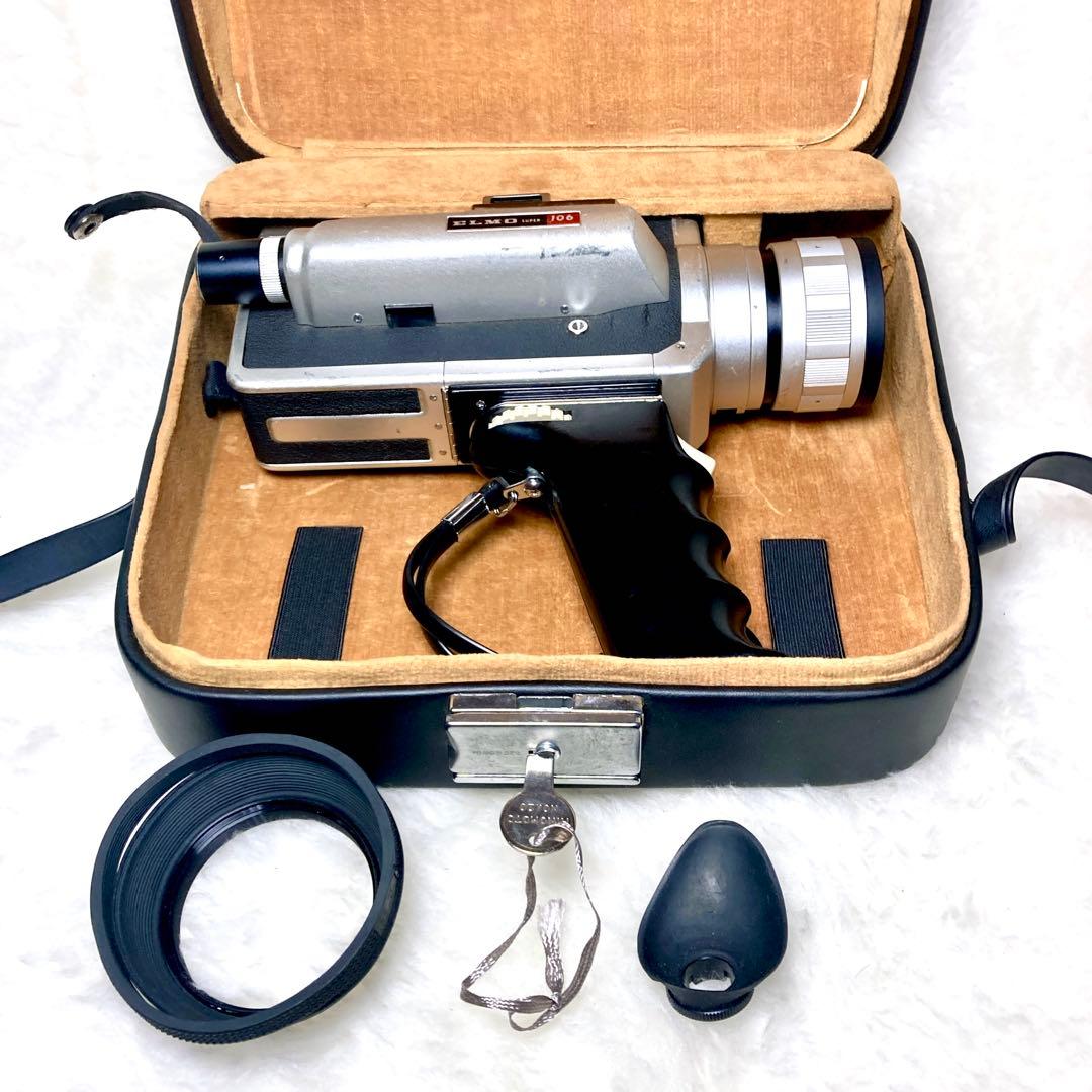 【簡易動作確認済】ELMO エルモSUPER 106 8ミリ ビデオカメラ