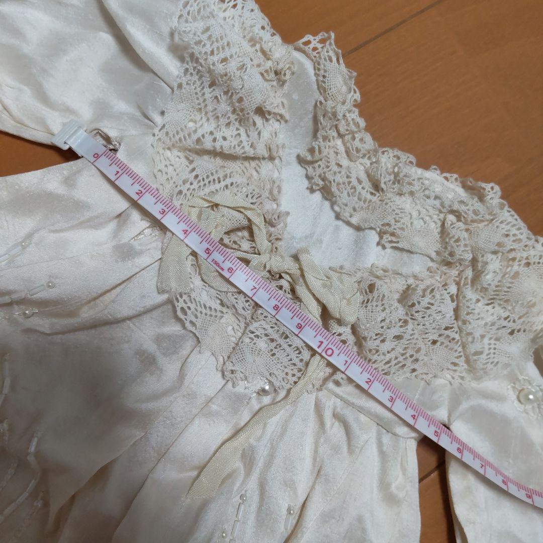 ヴィンテージのドレスをリメイクしたドールドレス♡