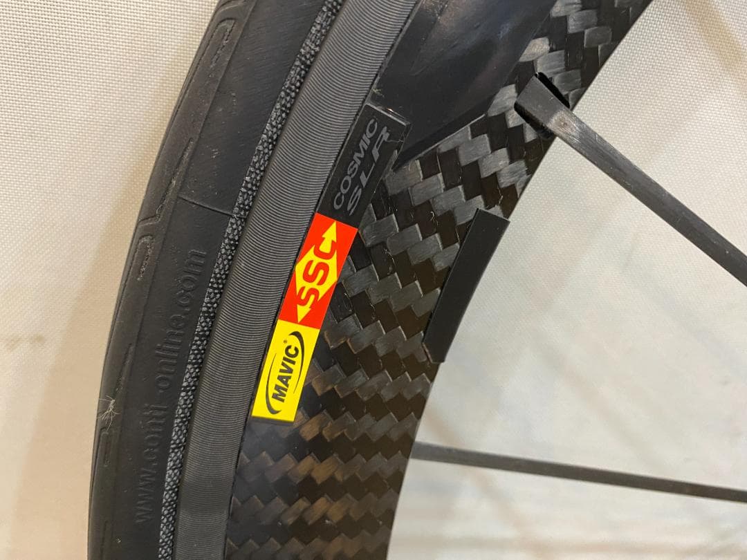 マビック　コスミックカーボン　SLR　SSC 　美品　リムブレーキ