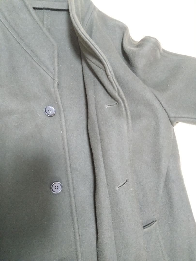 クリストフルメール　モスグリーン ロングコート ベルト付き