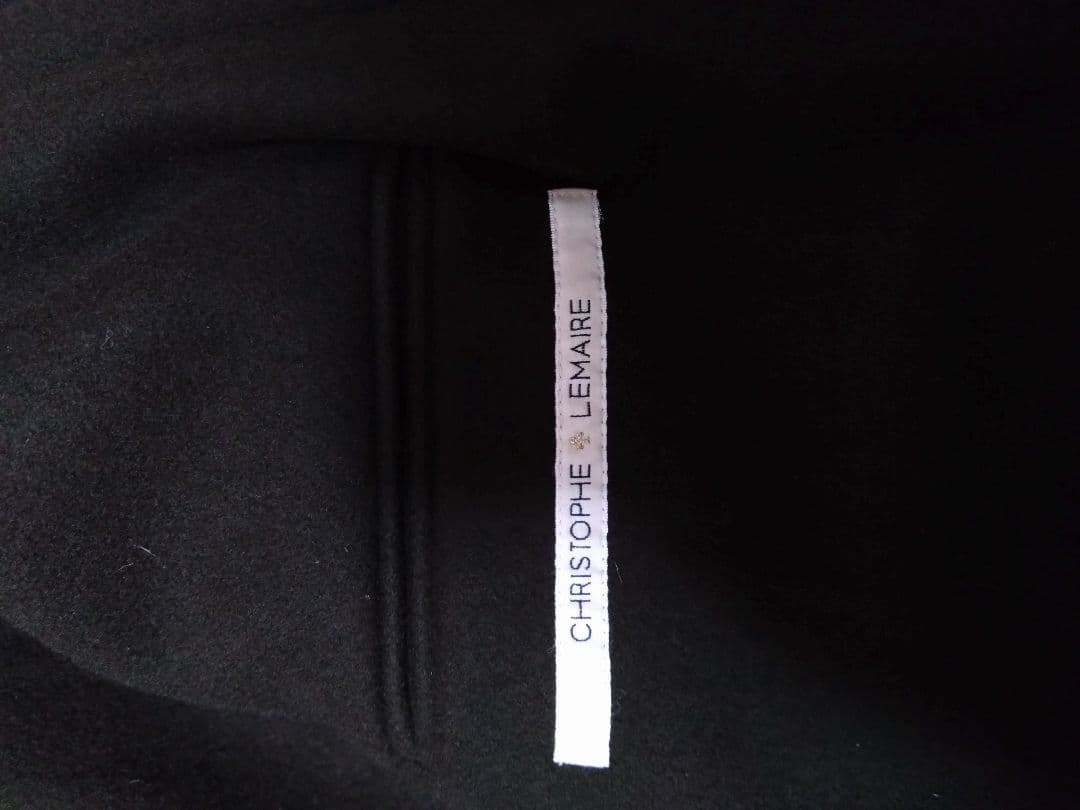 クリストフルメール　モスグリーン ロングコート ベルト付き