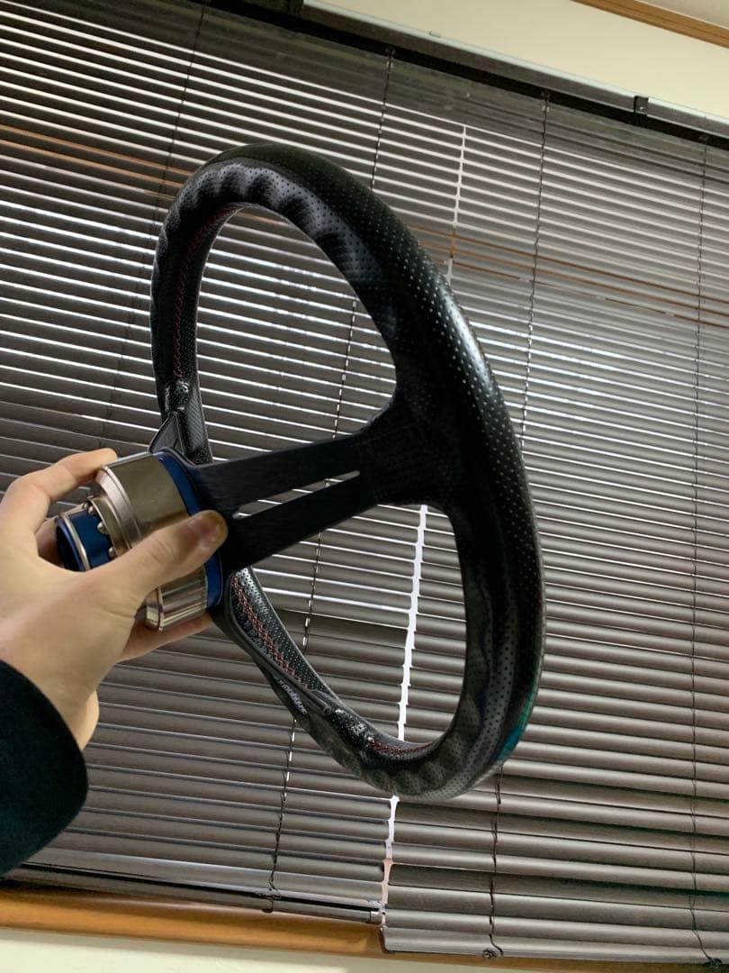 Nardi Rally Deepステアリング 350mm ブラック