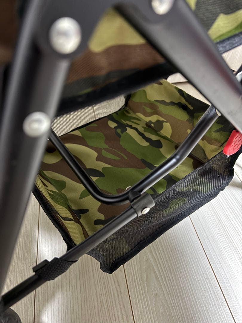 【美品】ピッコロカーネ プリモ 迷彩 ペットカート 数回使用のみ 倉庫保管