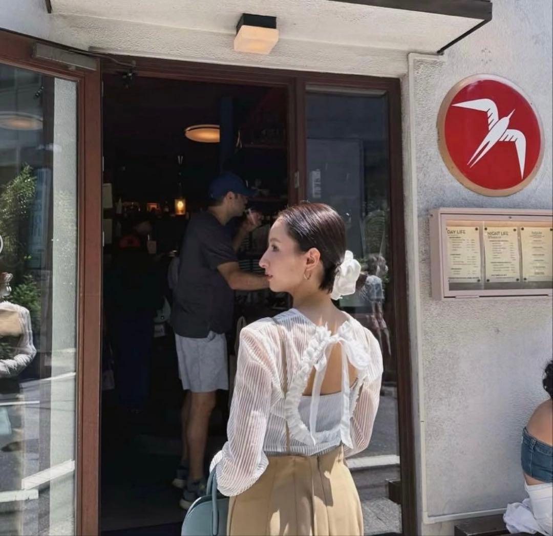 bibiy.ビビィ★AVELINE RIBBON TOP リボン