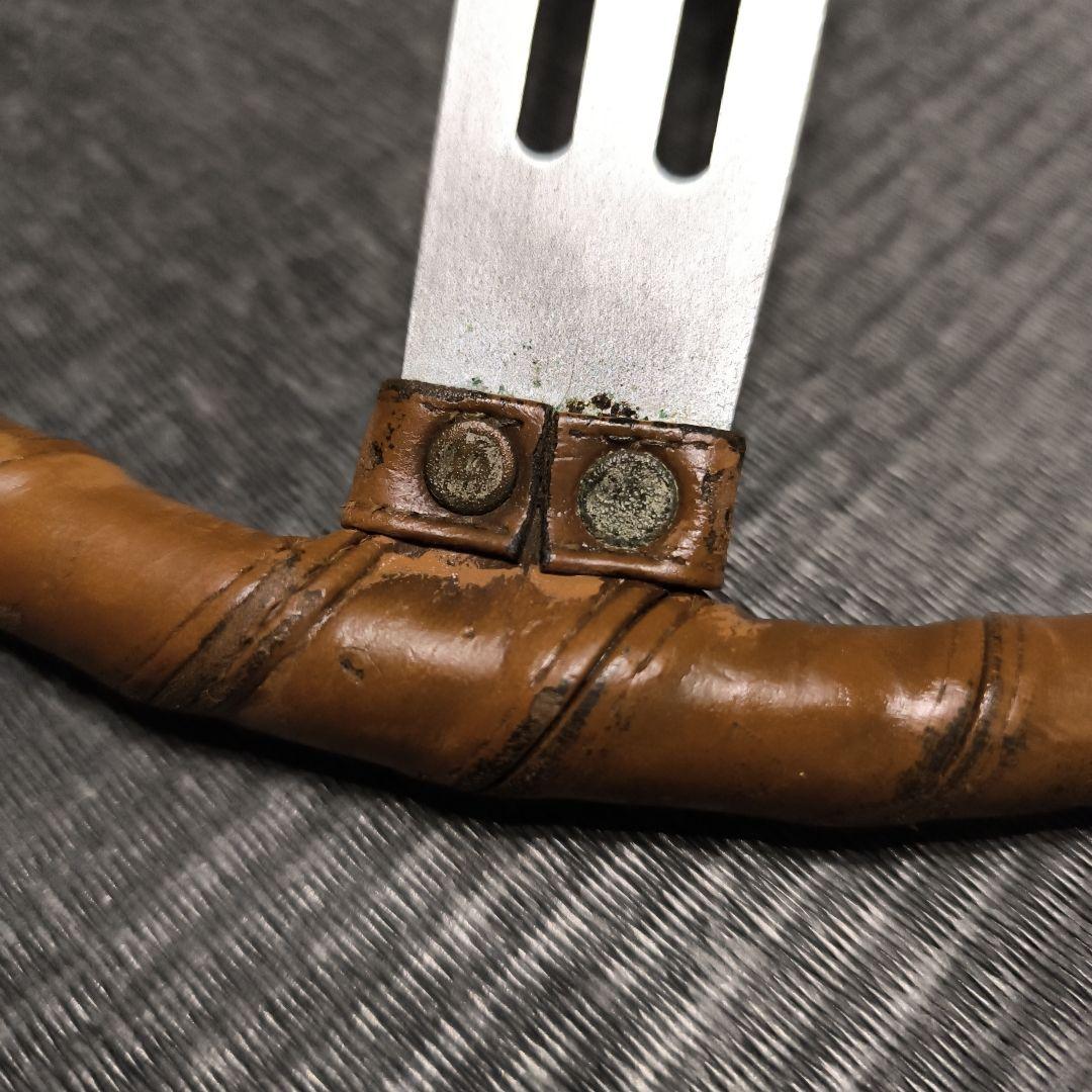 スバル360ヤングＳＳ　皮巻きハンドル