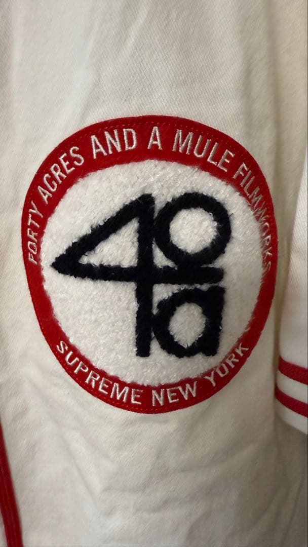 げ*ぢ様 Supreme 40 Acres Twill Baseball Jer