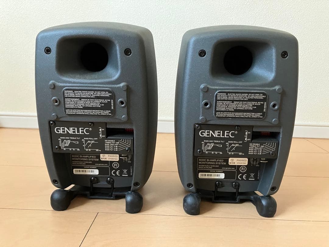 【極美品】【希少】GENELEC 8020C モニタースピーカー 2個セット