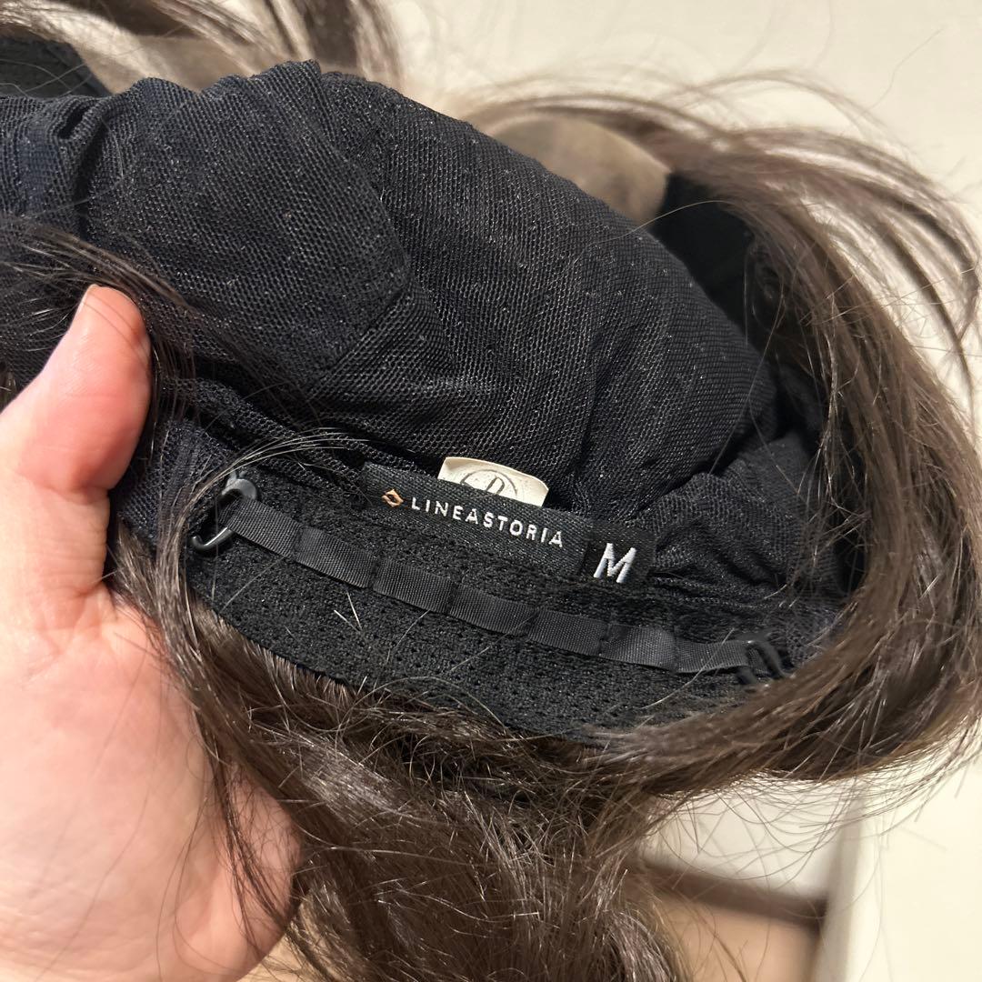 【リネアストリア】フルウィッグ　天使のコフレ　チョコブラウン　アレンジ済み