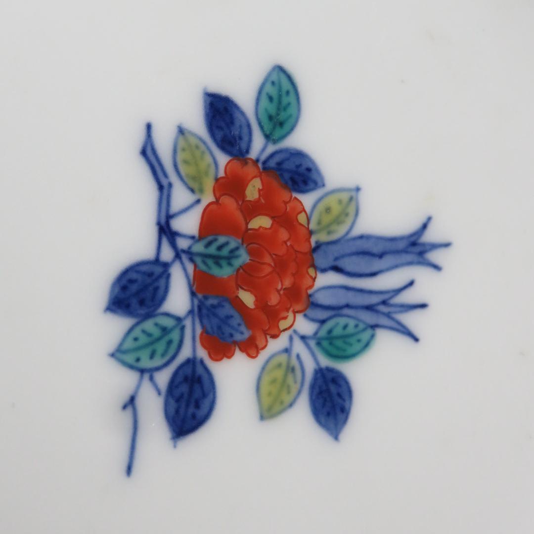 今右衛門 イマエモン 鉢 菓子器 共箱 草花文様