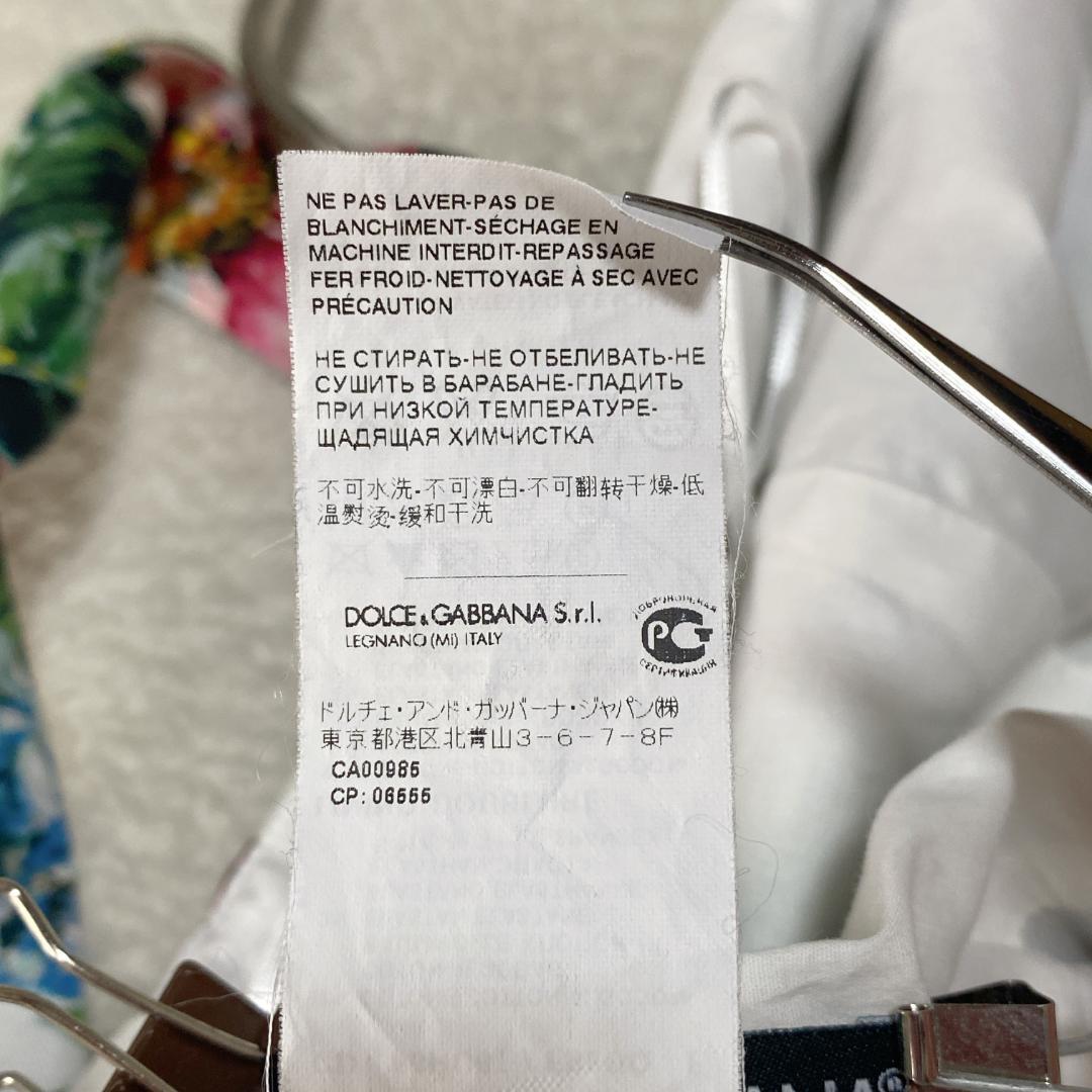 DE0021【ドルチェアンドガッバーナ】ワンピース【40】タイト 花柄 訳アリ