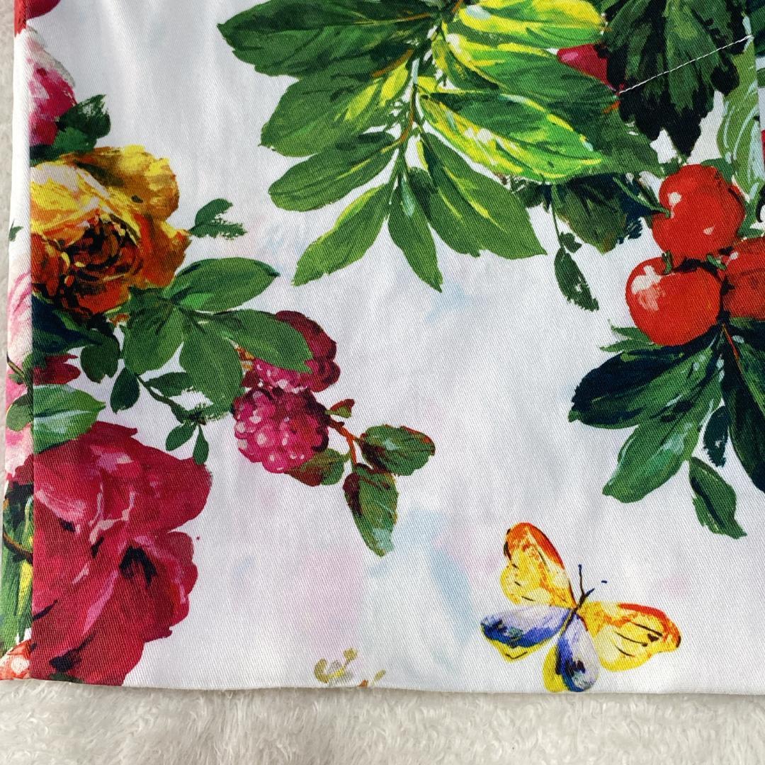 DE0021【ドルチェアンドガッバーナ】ワンピース【40】タイト 花柄 訳アリ