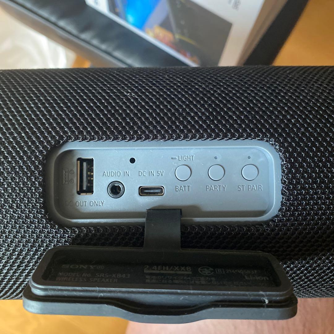 SONY SRS-XB43 ワイヤレススピーカー　ブラック EXTRA BASS