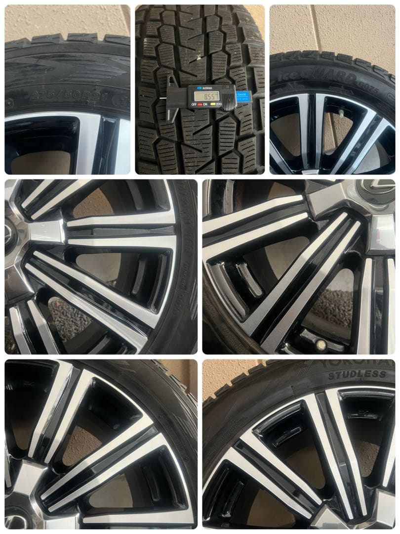 送料無料 レクサス LX570純正21インチ 275 50 R21 スタッドレス