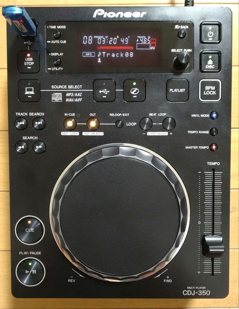 Pioneer CDJ-350 動作確認済み　メンテ済み　送料込み　2017