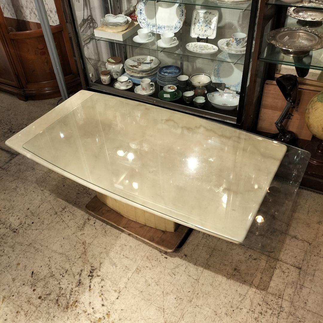 M♦年始Sale 自社配送限定 天然大理石　リビングテーブル