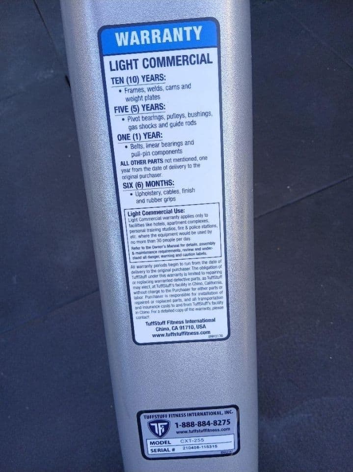 TUFF STUFF タフスタッフ CXT-255 プラック