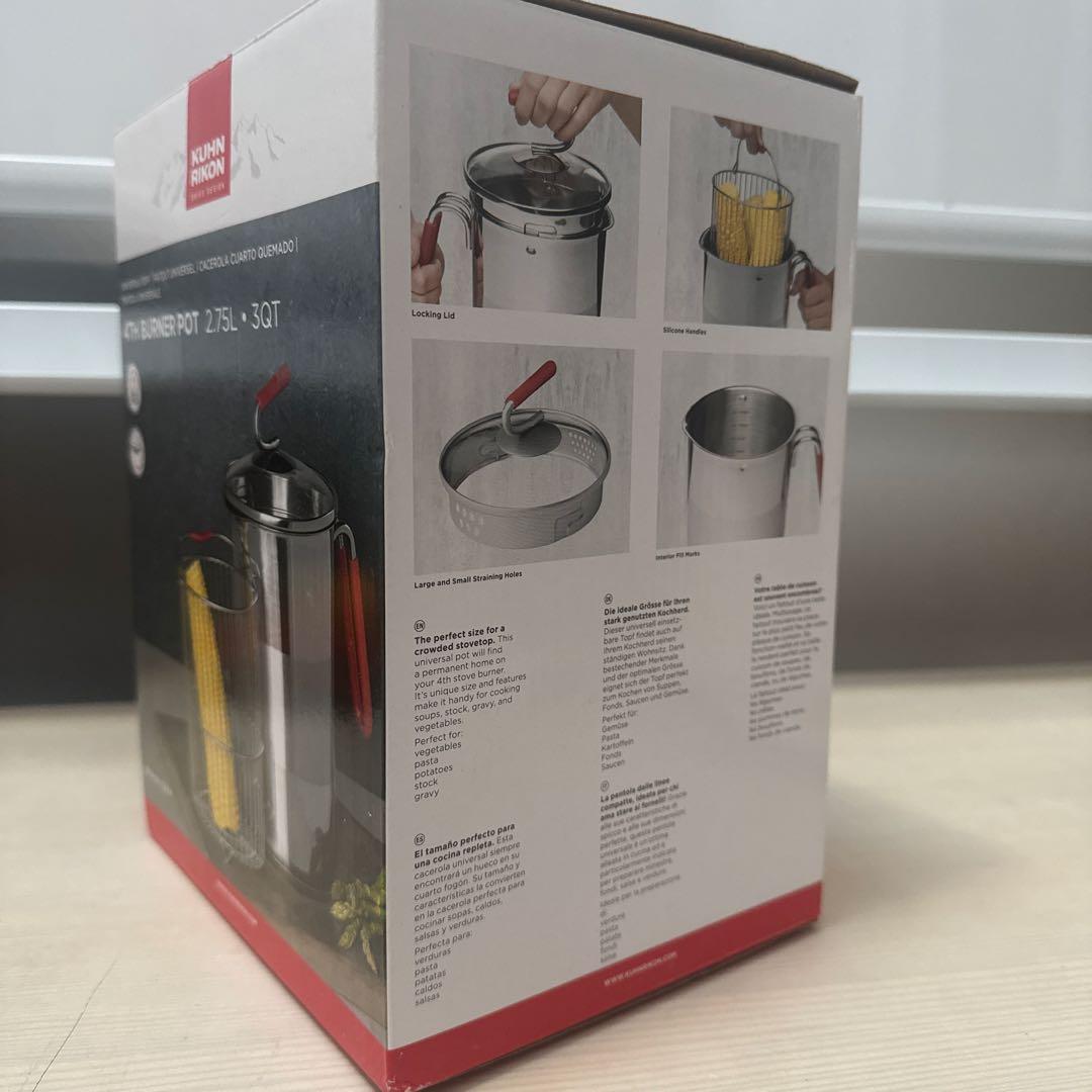 【未使用】スイス製　鍋　Kuhn rikon 2.75L