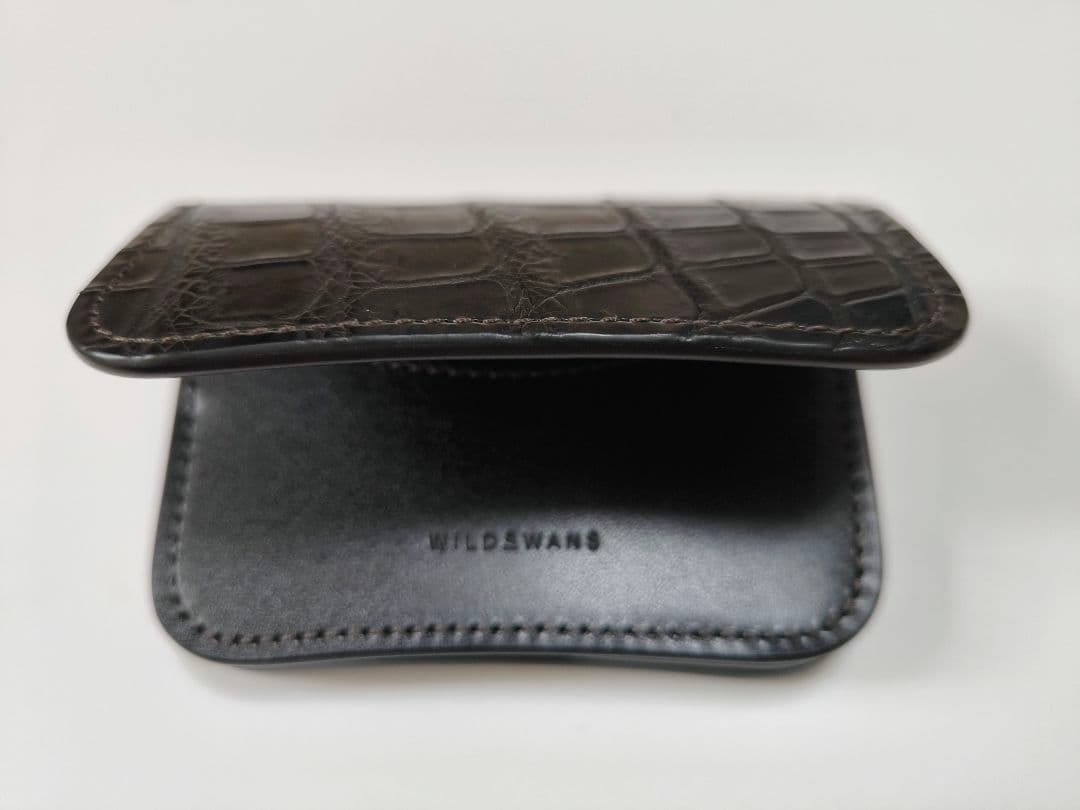 【新品】ワイルドスワンズ　ジェネラル　クロコダイル　名刺入れ　GENERAL