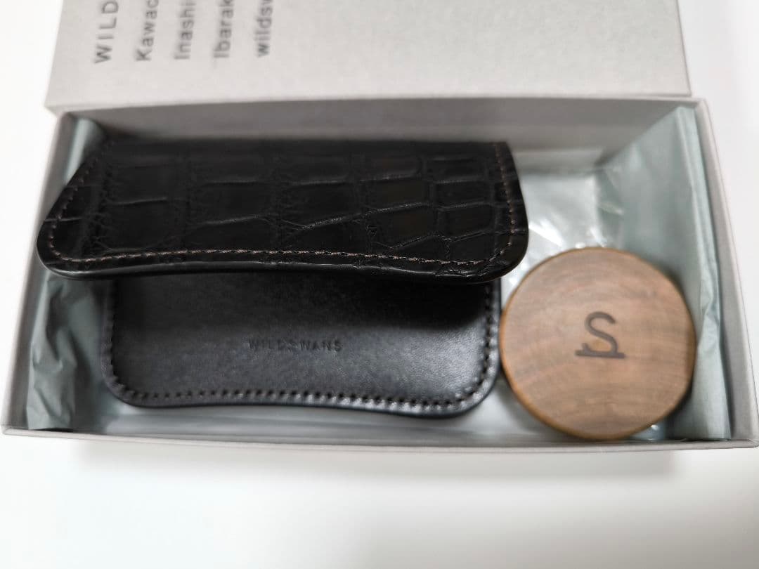 【新品】ワイルドスワンズ　ジェネラル　クロコダイル　名刺入れ　GENERAL