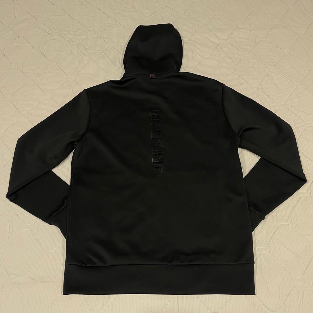 【超美品】BRIEFING パーカ ブラック 3Dロゴ ゴルフ ブリーフィング