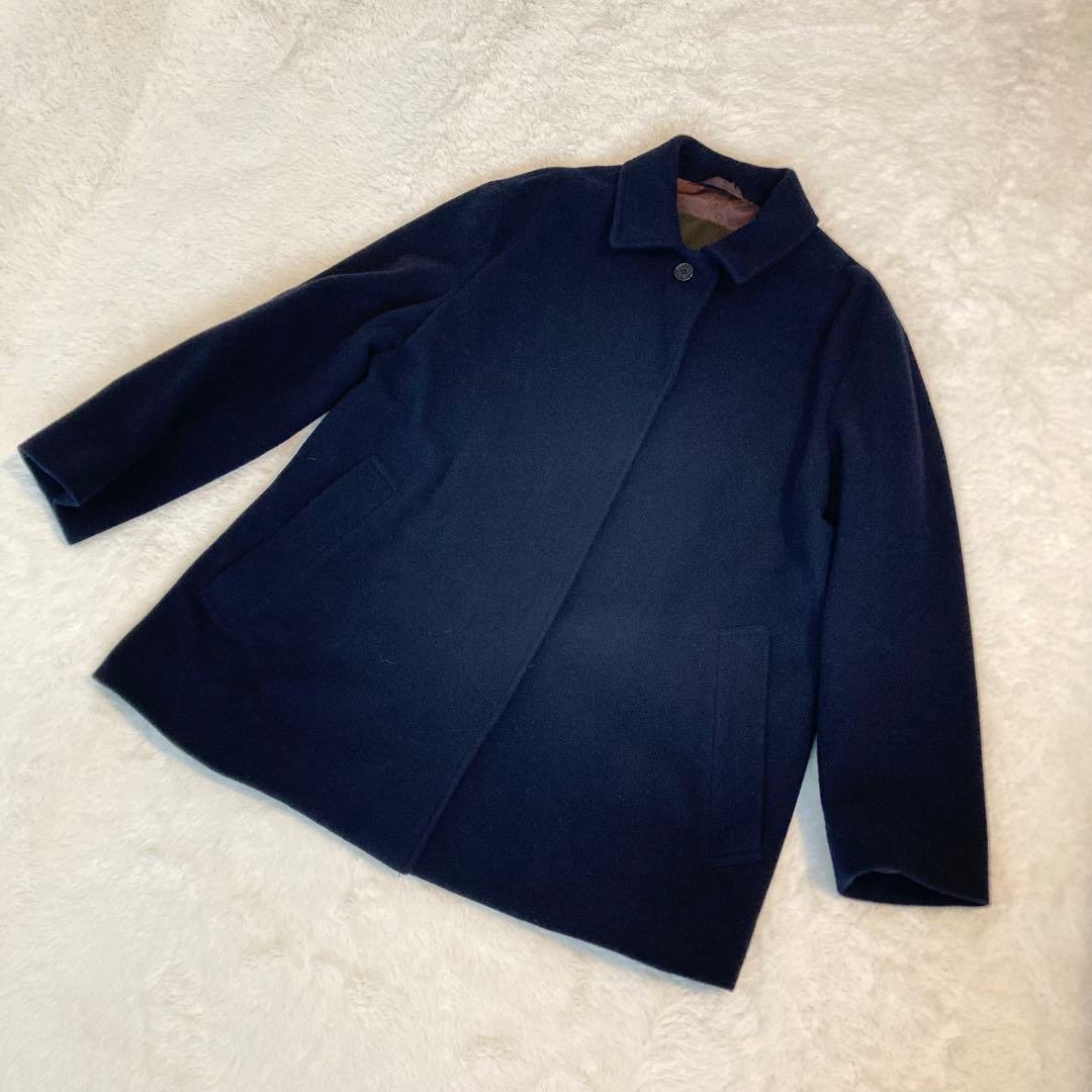 マッキントッシュロンドン　ネイビー　ウール　コート