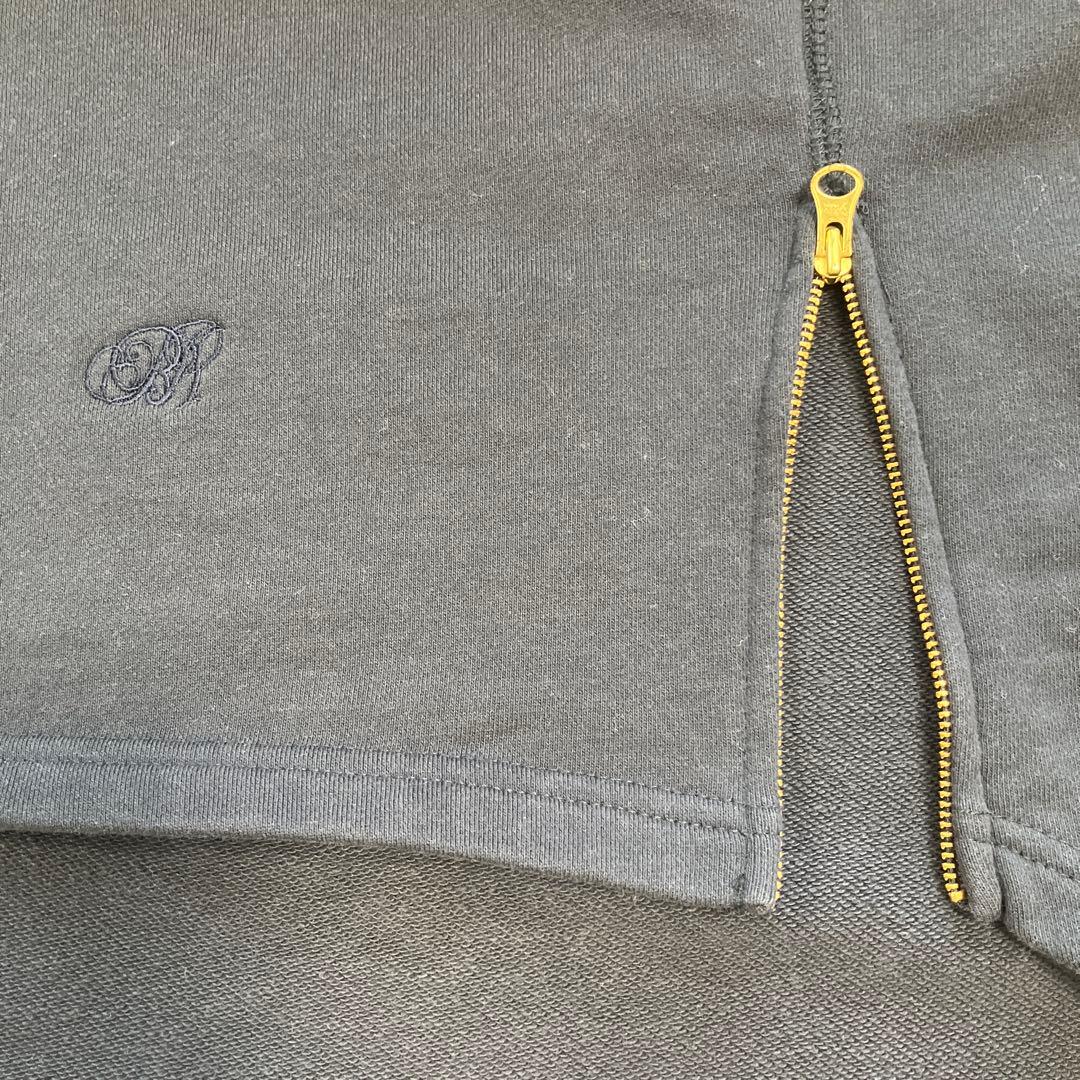 ビアズリー　BA刺繍入りドルマントレーナー ネイビー