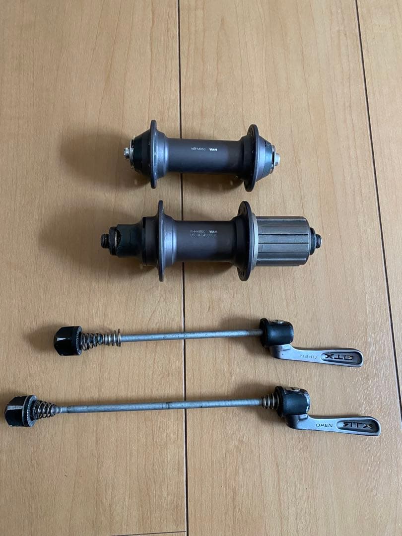 Shimano XTR ハブセット クイックレリース付き