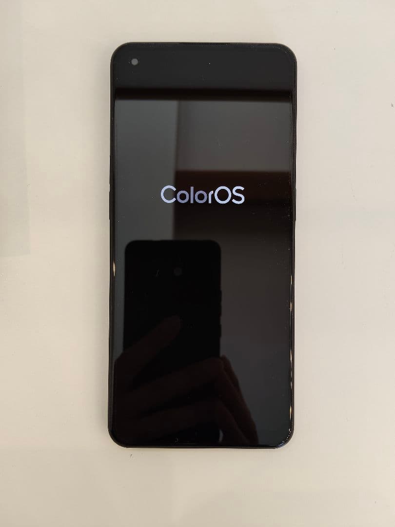 【美品】OPPO Reno9 A ナイトブラック 本体保護フィルム1枚付