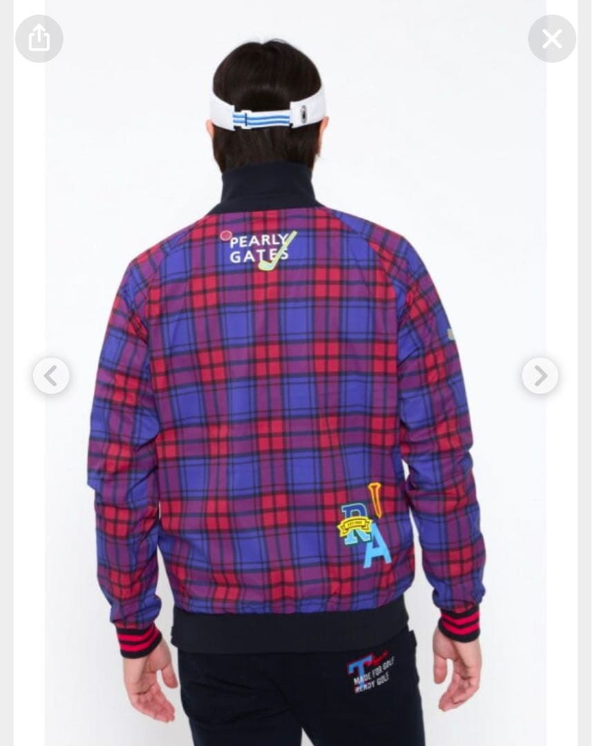 新品未使用PEARLY GATES スニード パーリーゲイツ ネイビー サイズ4