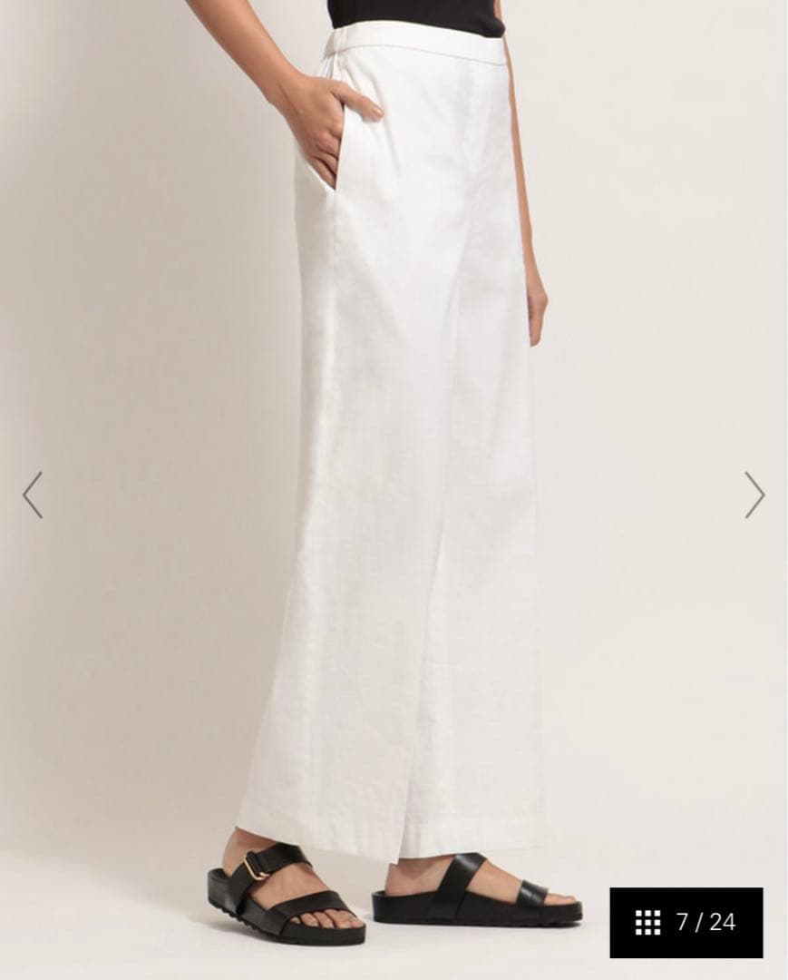 パンツ Theory / Eco Crunch Wash Wide Pull On