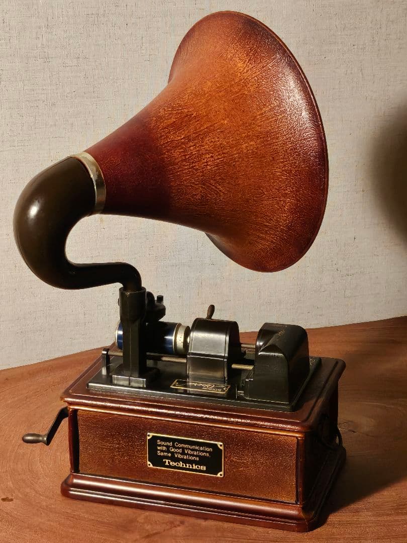 Technicsテクニクスエジソンオペラオルゴール蓄音機型