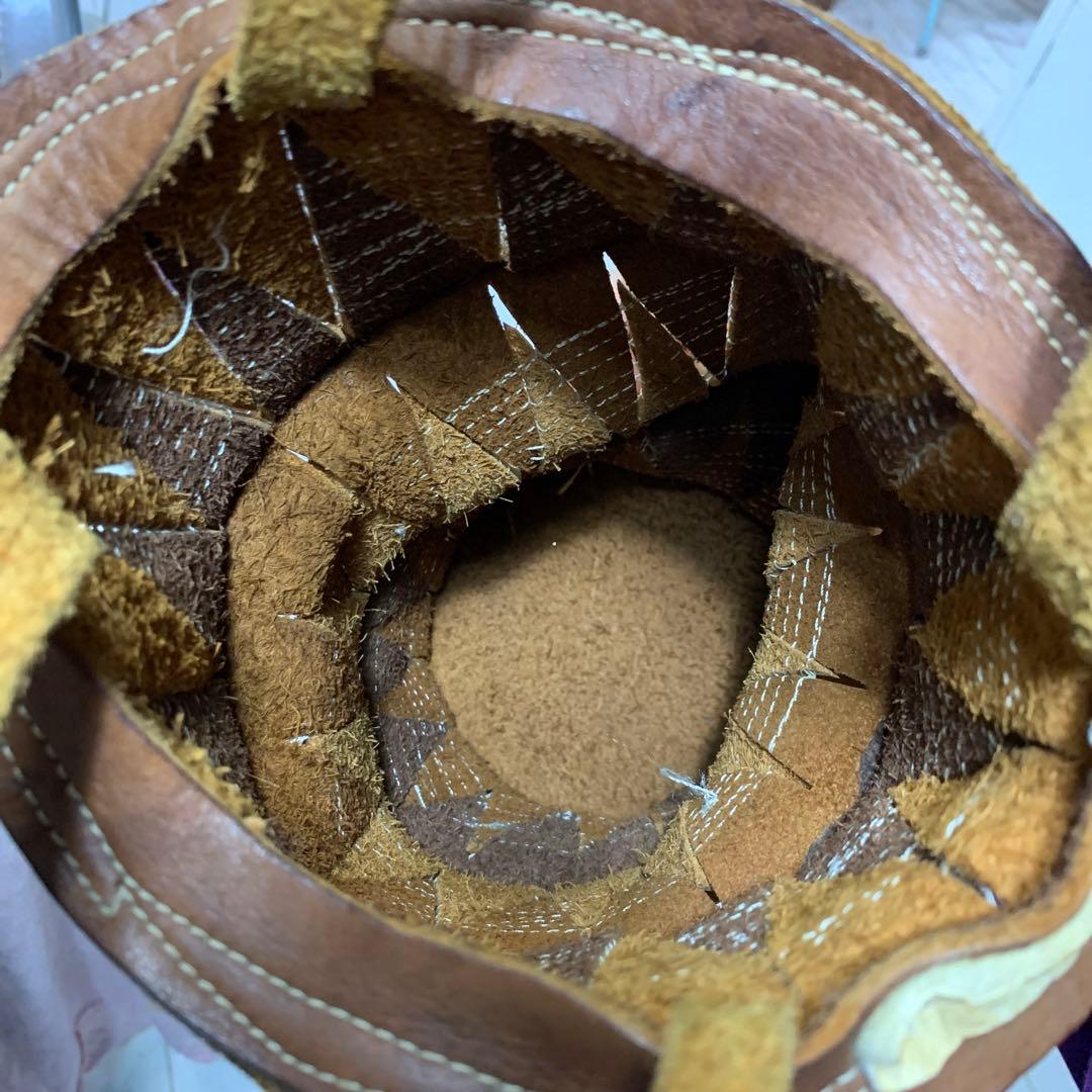 曽田耕さん　ヌメ革バッグ　個展用レアデザイン