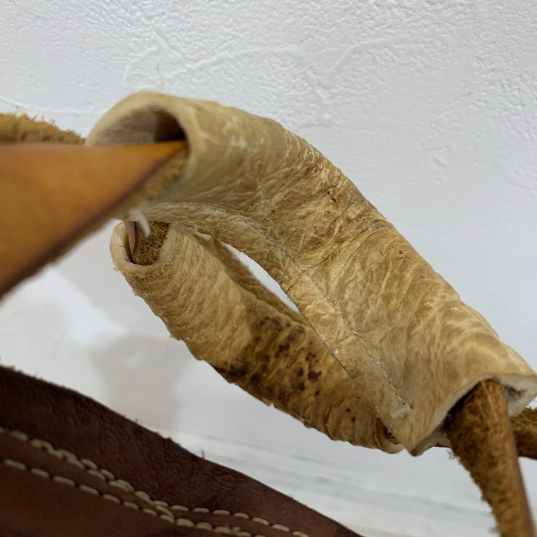 曽田耕さん　ヌメ革バッグ　個展用レアデザイン