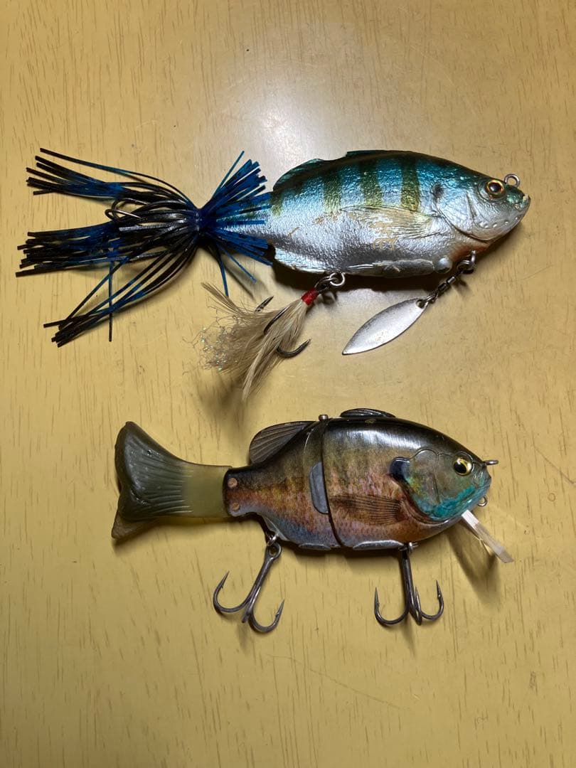 ギル型ルアー　リトルゾーイ　ギルロイドミニー　ビックベイト　ブラックバス