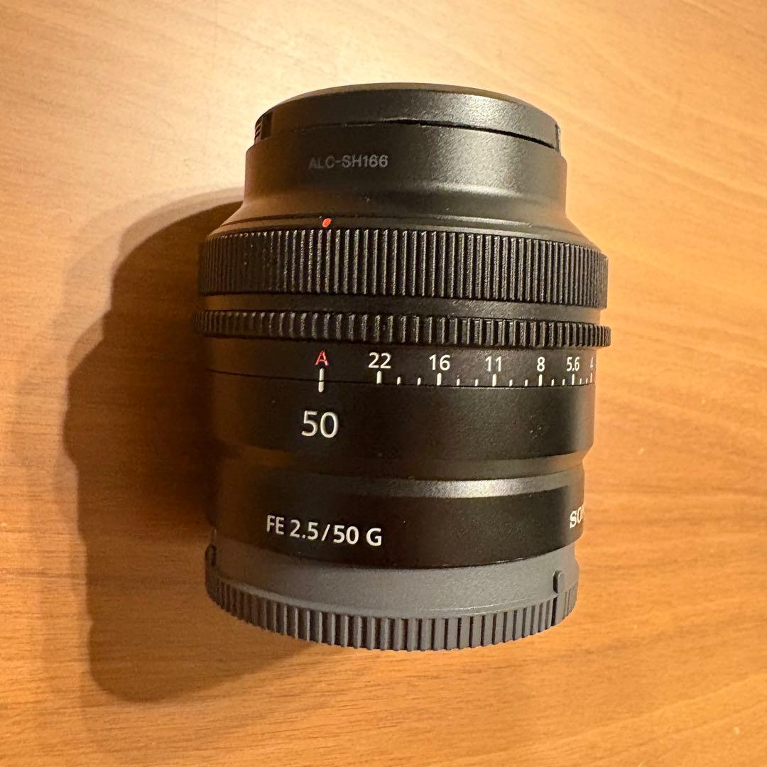 SONY50mm単焦点レンズSEL50F25G中古