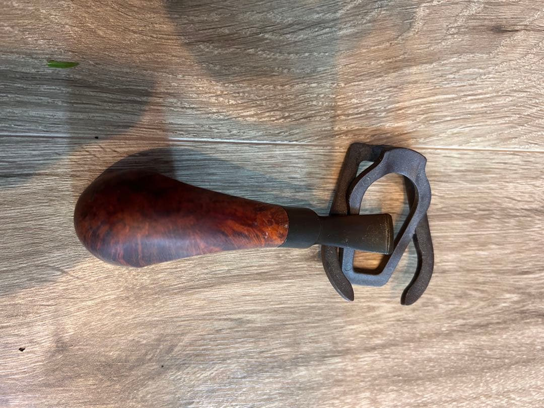 ツゲ ミズキ TSUGE MIZKI アンティーク 木製パイプ スタンド付き