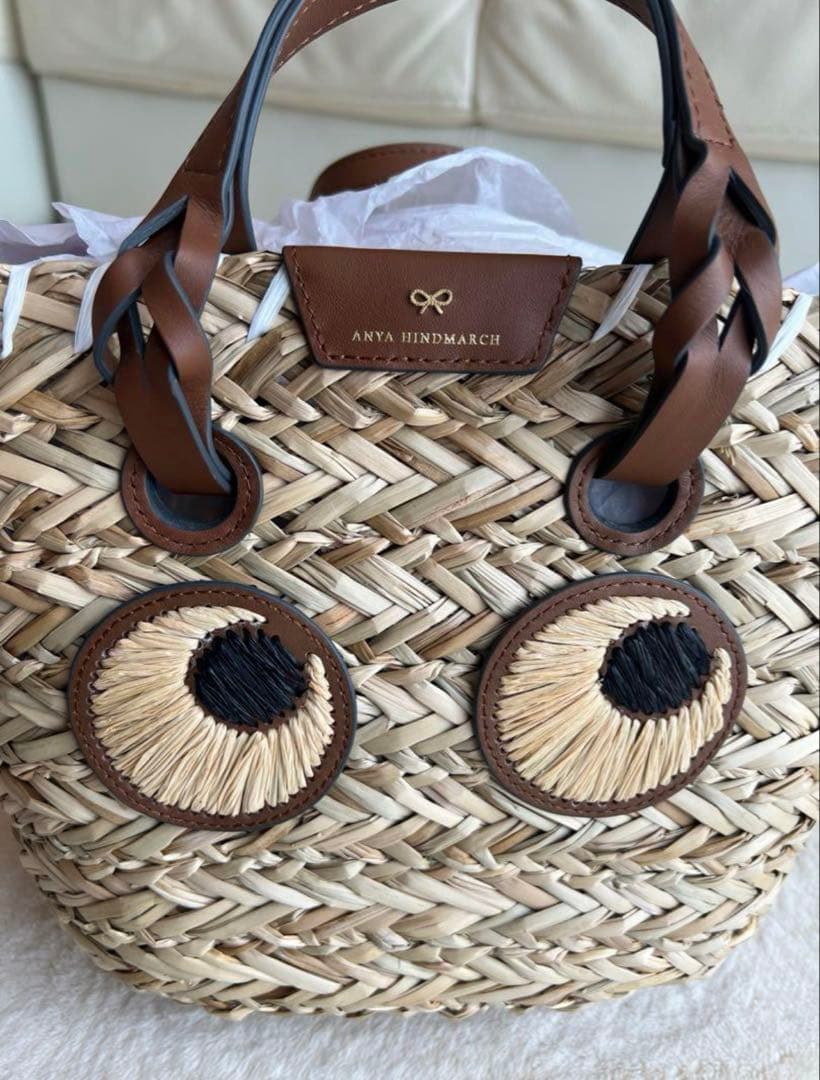 最終値下げ　新品未使用品　ANYA HINDMARCH かごバッグ