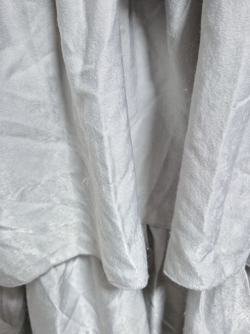 Francfranc サテンフリルドレープカーテン 【2枚】