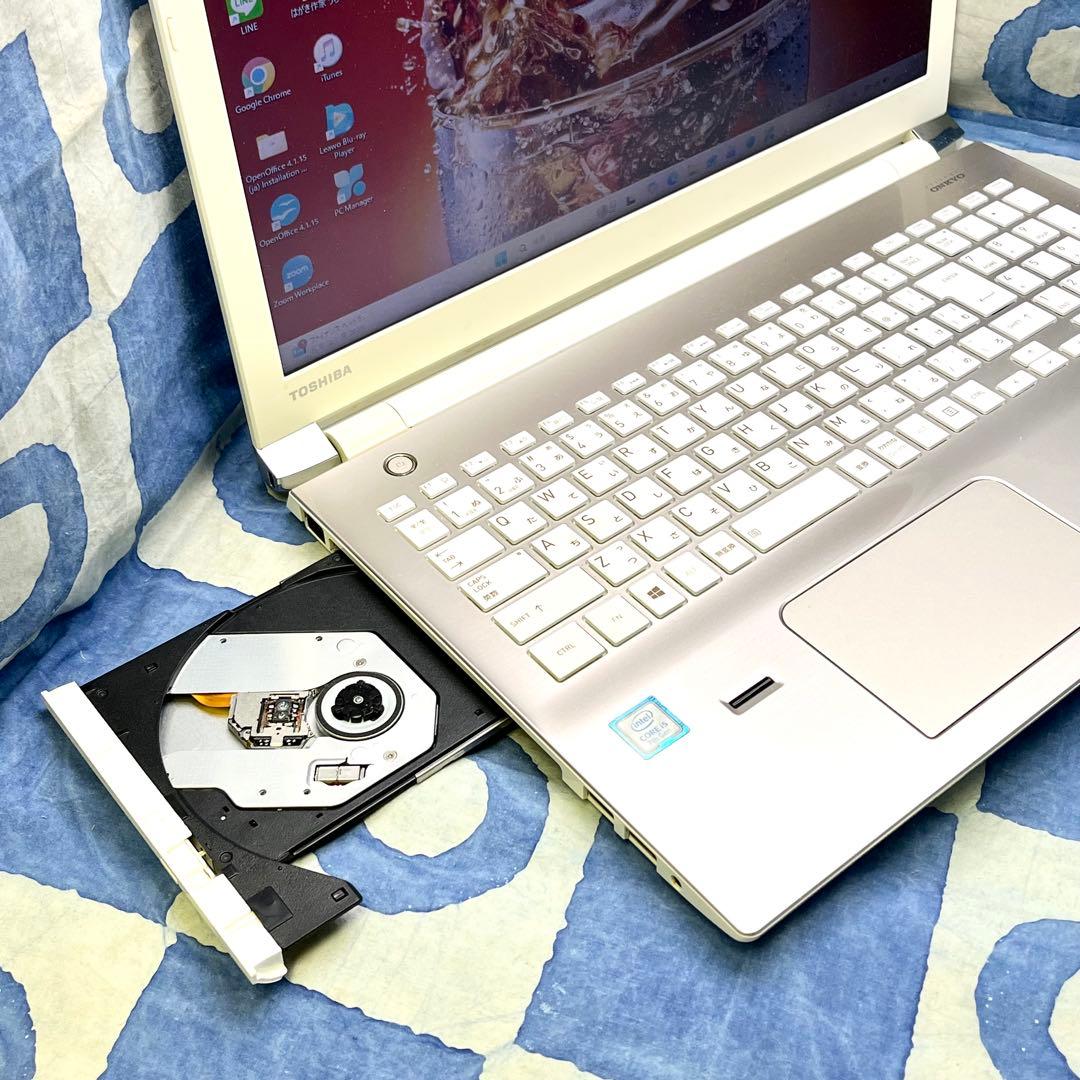 爆速SSD480G☆i5☆綺麗ゴールド♪ブルーレイ&カメラ！第７世代！Win11