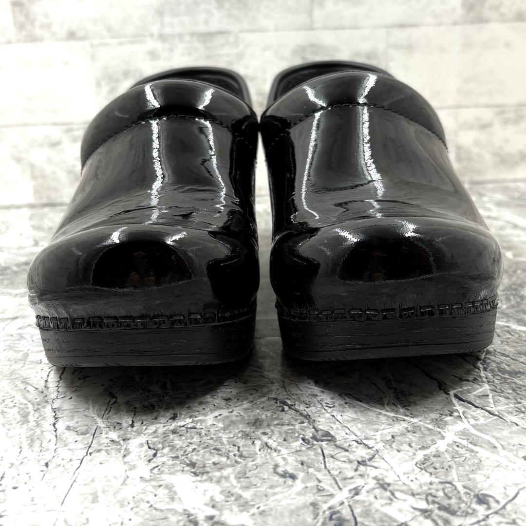 【美品】 ダンスコ プロフェッショナル 39 サボ サンダル 厚底 ブラック