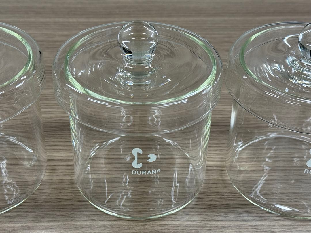 DURAN® デュラン ガラス製 保存瓶 蓋付き 500ml 3個セット