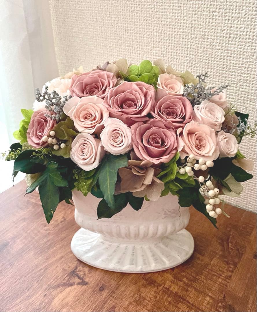 *゜..Rose Tiara.*゜..華やかなプリザーブドフラワー　アンティーク