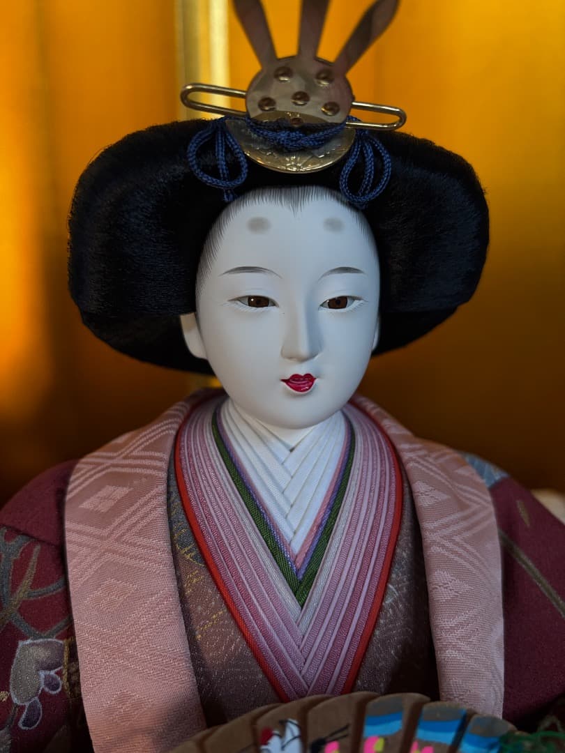 千鶴作　桃山　十二単雛人形