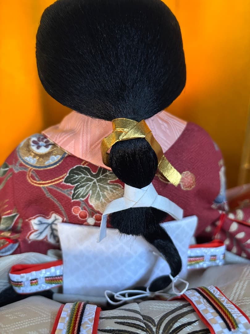 千鶴作　桃山　十二単雛人形