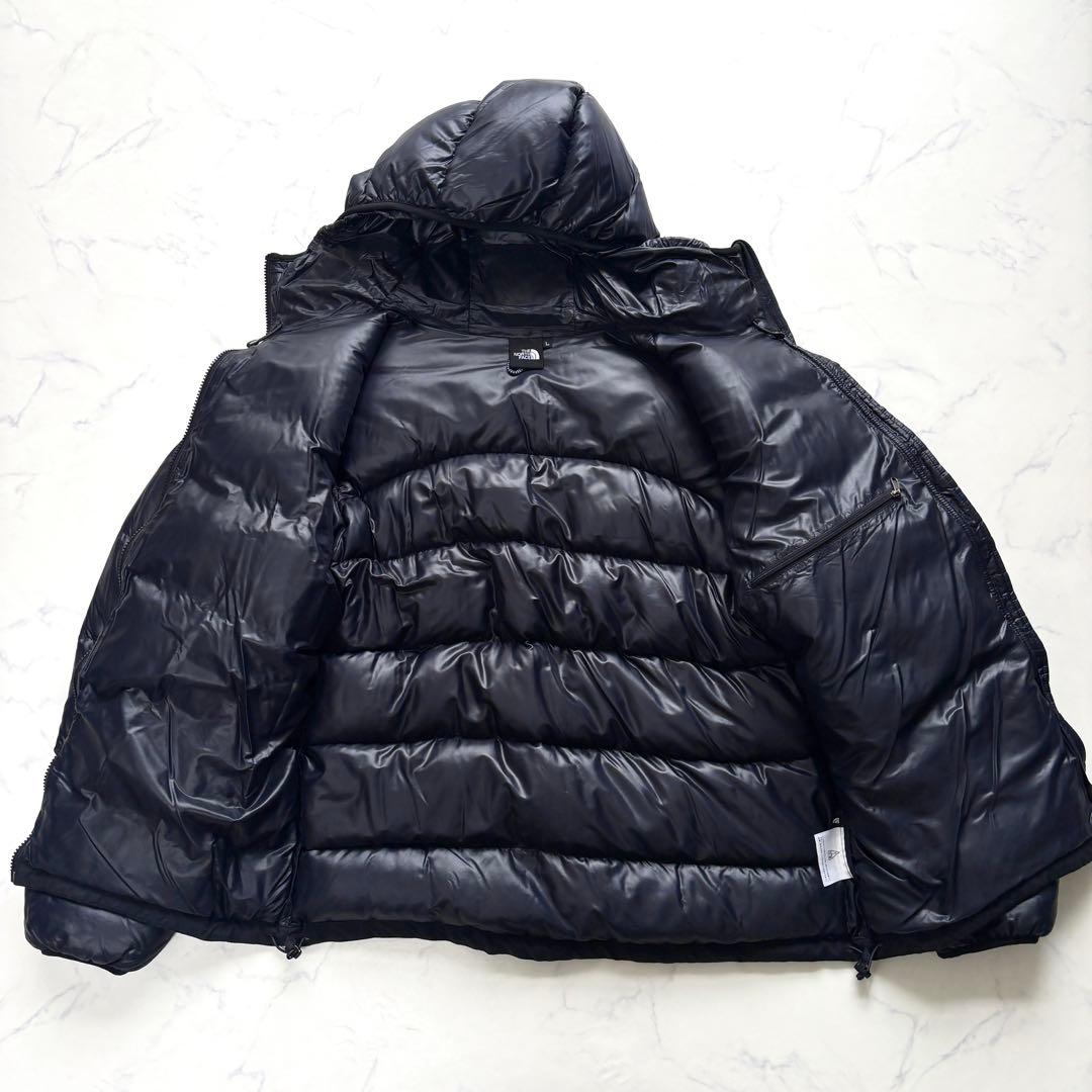 ノースフェイス アコンカグアフーディ ダウンジャケット ブラック L